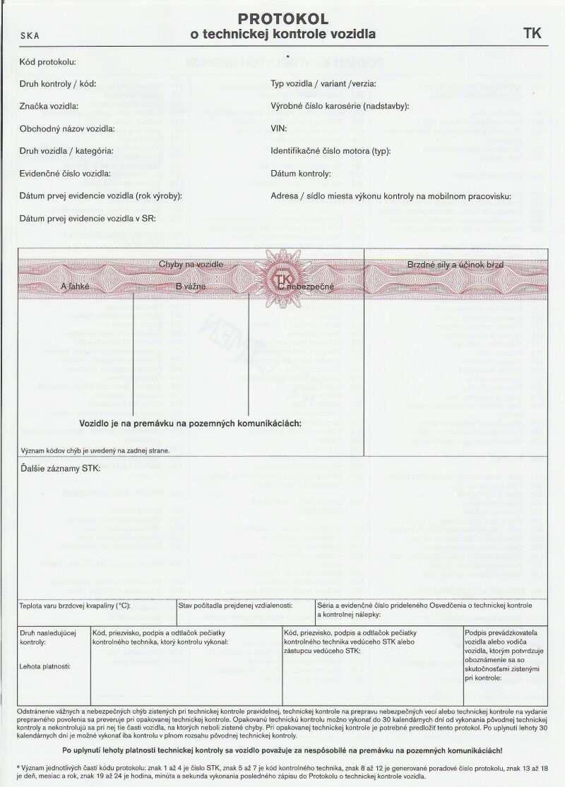 Protokol o technickej