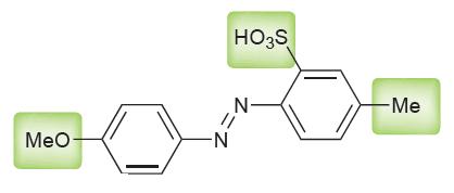 Реакција на арилдиазониум јони Определи кои реактанти ке се користат за да се добие азо бојата Умерен деактиватор 1. Определи кој прстен е посилно активиран 2.