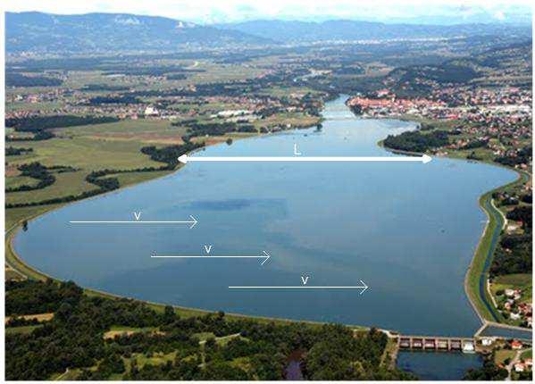 Naloga 7.2 Ptujsko jezero je s 345 ha največje slovensko umetno jezero. Služi kot akumulacija za hidroelektrarno Formin.
