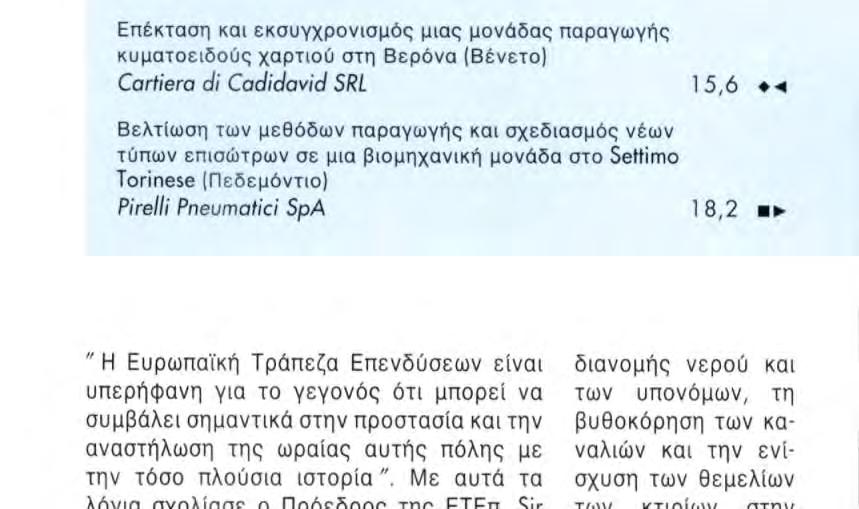 καυστήρων για οικιακούς λέβητες στο Legnogo (Βένετο) 25,9m ^* Riello SpA 3,9 Εξορθολογισμός των εγκαταστάσεων και σχεδιασμός νέων οικιακών συσκευών στην Albacina, το Melano, την Comunanza (Μάρκες)