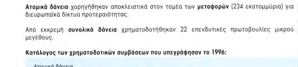 Municipality Finance Ltd 33,7 Χρηματοδότηση επενδύσεων μικρού και μεσαίου μεγέθους Okobank Ltd 34,8 Υπογραφείσες συμβάσεις: 847