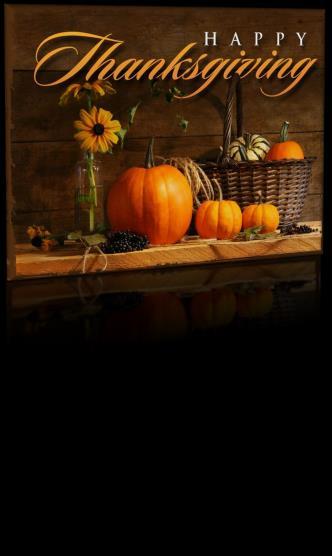 Wednesday November 22, 2017 Close at 12:00pm (noon) Thursday November 23, 2017 and Friday November 24, Closed Church Services
