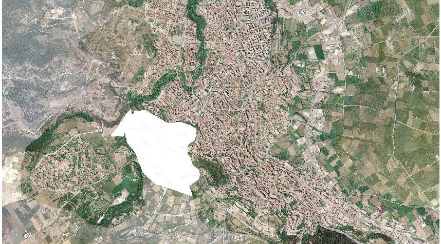 2.3.3 Ορθοφωτοχϊρτεσ 2007 Για την απϐδοςη τησ τελευταύασ χρονικόσ περιϐδου για τη μελϋτη τησ διαχρονικόσ εξϋλιξησ του πολεοδομικοϑ ιςτοϑ τησ Βϋροιασ, χρηςιμοποιόθηκαν ορθοφωτοχϊρτεσ τησ περιοχόσ του