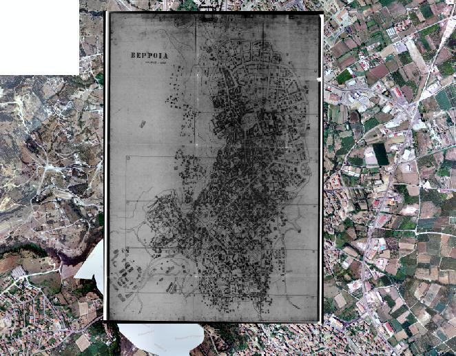 Σα παρϊγωγα τησ γεωμετρικόσ διϐρθωςησ των χαρτών του 1936 εύναι 19 γεωμετρικϊ διορθωμϋνοι χϊρτεσ ςτο ΕΓΑ87 με μϋςο ςφϊλμα επιλογόσ («μαρκαρύςματοσ») ςημεύου (RMS) (2) 30 εκατοςτϊ ςτο ϋδαφοσ.