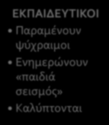 Στην τάξη : παίρνουν