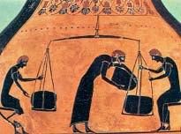 αν όχι, μπαίνουν πάλι στα καράβια και περιμένουν. Οι ιθαγενείς πλησιάζουν και προσθέτουν χρυσό παραπάνω, μέχρι να τους ικανοποιήσουν. Κανείς, όπως λένε οι Καρχηδόνιοι, δεν αδικεί.