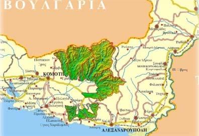 95 Η περιοχή έρευνας Λεκάνη απορροής του Λίσσου βρίσκεται στο κεντρικό τμήμα της Θράκης και συγκεκριμένα στο Νομό Ροδόπης. Η Λεκάνη έχει έκταση 1.470 Km 2.