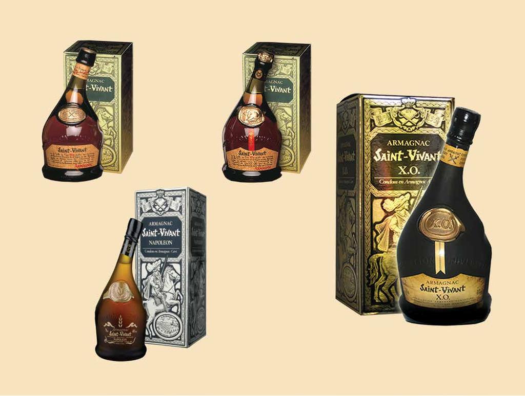 SAINT VIVANT Tradition and Expertise Since 1559 ARMAGNAC BRANDIES Saint Vivant Armagnac V.S. Saint Vivant Armagnac V.S.O.