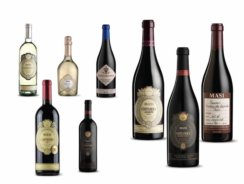 ITALY: VENETO 12 95 Masianco 2016-75cl MASI 79 00 Serego Alighieri 17 90 Vaio Armaron Red 2011-75cl Moxxe MASI Brut 2016-75cl MASI 65 00 150cl 190 00 Costasera Amarone Classico Riserva Red 2011 75cl