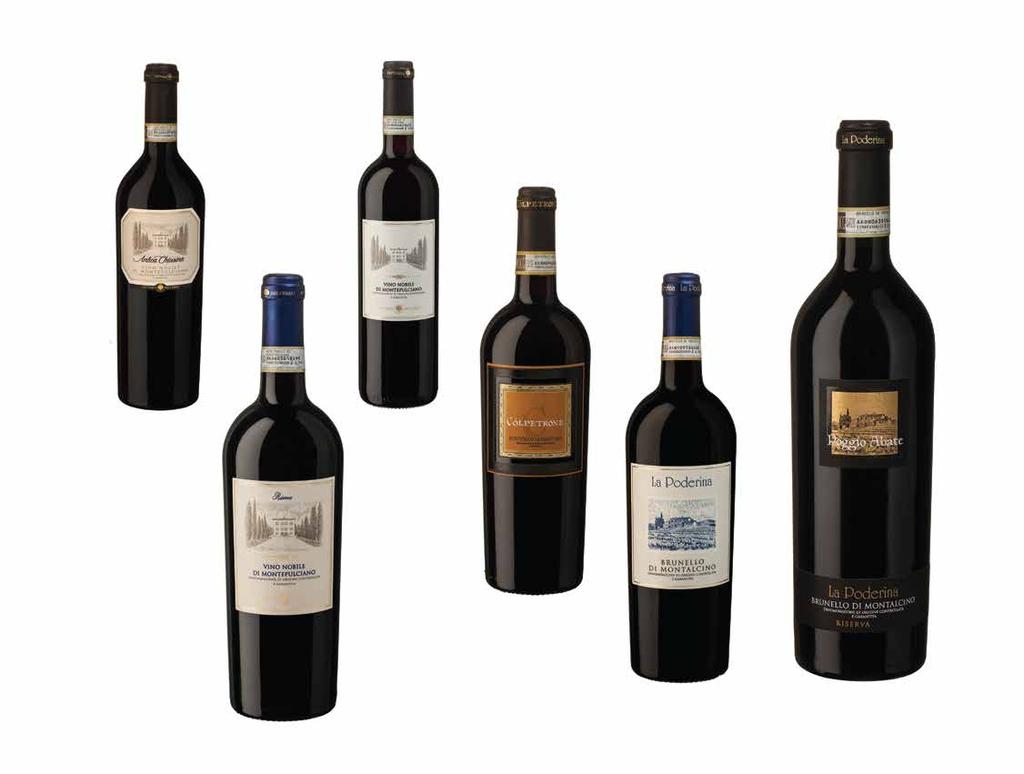ITALY: LAZIO-TUSKANY-UMBRIA 55 00 23 00 Antica Chiusina Single Vineyard Red 2009-75cl Fattoria Del Cerro Vino Nobile Di Montepulciano Red 2013-75cl Fattoria Del Cerro 65 00 Brunello Di Montalcino