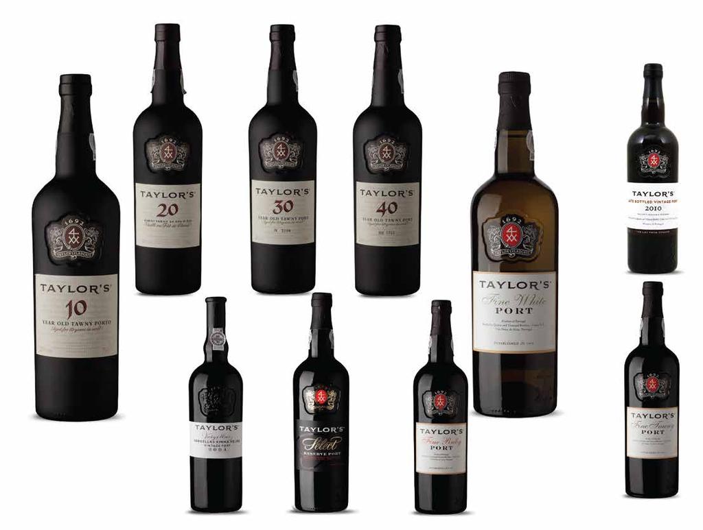 PORTUGAL 60 00 20 Years Old Tawny Port 75cl Taylor s 130 00 30 Years Old Tawny Port 75cl Taylor s 225 00 40 Years Old Tawny Port 75cl Taylor s 21 50 Late Bottled Vintage (LBV) 2012-75cl Taylor s 60