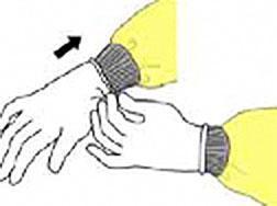 3.3.2 Ιατρικά γάντια μίας χρήσεως Η προστατευτική ενδυμασία των ιατρικών γαντιών μιας χρήσεως (λάτεξ ή βινύλιο) έχει τα εξής χαρακτηριστικά (Κωνσταντινίδης, et al.