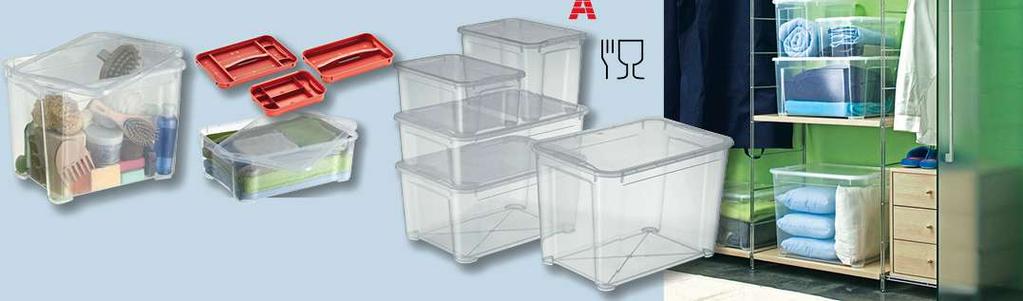 30 cm 10, 50 Polica na fľaše š 80 x h 30 cm 6, 90 3 Plastové úložné CLEARBOXY plastové uskladňovacie boxy, pre domácnosť, dielňu aj garáž,