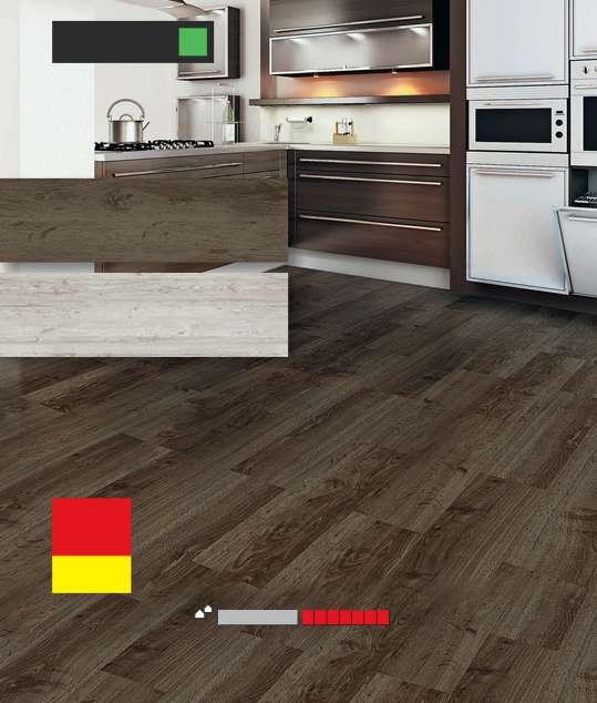 v komerčných priestoroch 5 rokov, rozmer lamiel: 1210 x 190 x 5 mm, 6 rôznych dekorov, obsah balenia 1,84 m 2, vyobrazený dekor dub strieborný 20557072 dub bahenný 23584468 pínia Iceberg