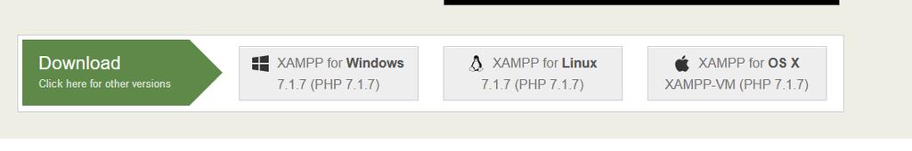 Επιλέγουµε από το XAMPP Windows 7.1.