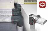 cev (kolut 20 m) Ø 63 Ø 75 vse mere so v mm mere v mm Ø 75 mm zunanji Ø notranji Ø FRS-R 75 2913 75 63 Zaščitni pokrovček pakiranje FRS-VD 75 2915 10 kosov Fleksibilna prezračevalna cev okroglega