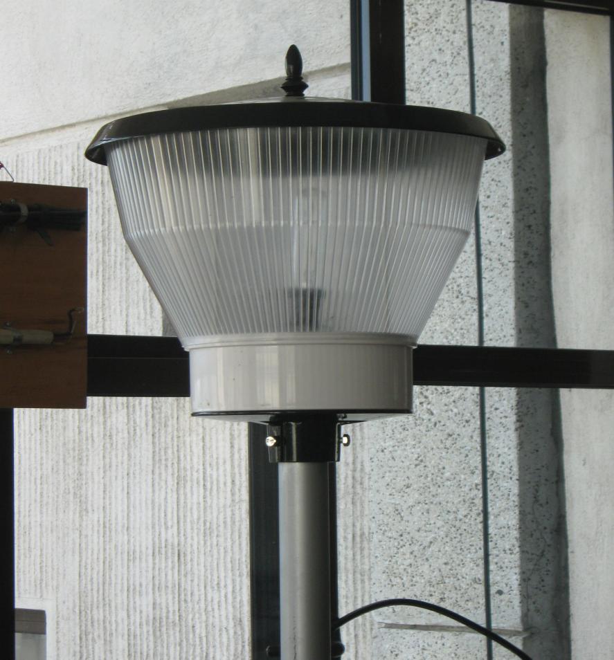 Figura 11 Diagrama intensităţii luminoase pentru corpurile de iluminat de tip PVSB Cel de-al treilea stâlp de iluminat din modelul fizic se constituie dintr-un lampadar de tip PVC care este dotat cu