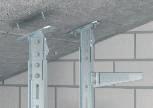 Montaj stâlp de suspendare I Montaj standard în tavan din beton al stâlpilor de suspendare I cu ajutorul  Legătură pentru stâlp I Montajul piesei de legătură pentru stâlp I VIS 8 pentru îmbinarea