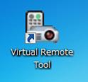 3- خصائص تسهيل االستخدام الخطوة :3 بدء برنامج Virtual Remote Tool البدء باستخدام أيقونة االختصار انقر نقر ا مزدوج ا فوق أيقونة االختصار الموجودة على Windows Desktop )سطح المكتب بنظام