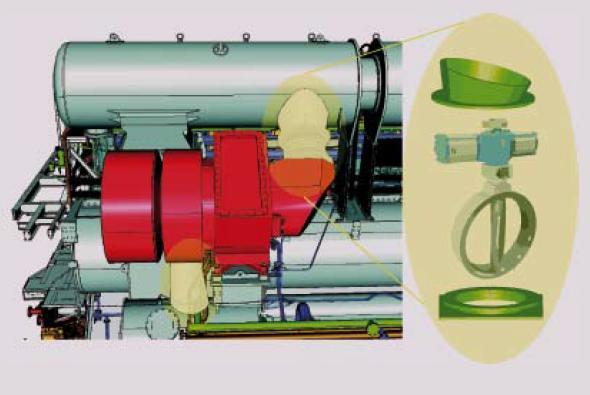 Συγκεκριμένα το σύστημα βελτίωσης της Wartsila απεικονίζεται στην παρακάτω εικόνα: Πίνακας 5: Σύστημα βελτίωσης κύριας μηχανής της Wartsila.