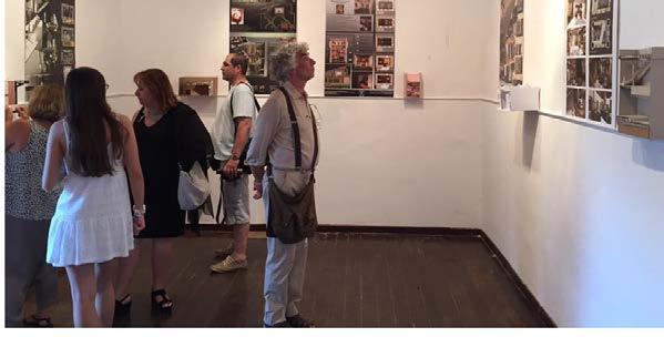 Στα εγκαίνια της έκθεσης απηύθυνε χαιρετισμό ο Δήμαρχος Αίγινας κος Δ.