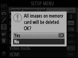 Φορμάρισμα της Κάρτας Μνήμης Οι κάρτες μνήμης πρέπει να φορμάρονται πριν από την πρώτη χρήση ή μετά από το φορμάρισμά τους σε άλλες συσκευές. Φορμάρετε την κάρτα όπως περιγράφεται παρακάτω.