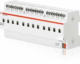 A i-bus KNX Εντολοδοτούμενοι επαφείς Μια πλήρης σειρά Οι εντολοδοτούμενοι επαφείς (switch actuators) χρησιμοποιούνται για την ασφαλή ενεργοποίηση/απενεργοποίηση των ηλεκτρικών φορτίων σε ένα σύστημα