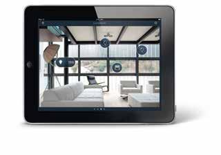 των λειτουργιών της κατοικίας μέσω εφαρμογής (app) A i-bus KNX Smart Home and Intelligent