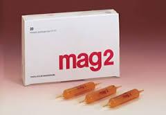 1 amp 10 ml : 122 mg στοιχειακό μαγνήσιο.
