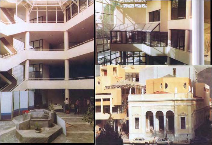 7) Δημοτικό Πνευματικό Κέντρο Εικόνα 4.3.4.2.13: Το Δημοτικό Πνευματικό Κέντρο. Η στιγμή της απόφασης χωροθέτησης αυτού του έργου, ήταν η έναρξη της λειτουργίας της πολιτιστικής καρδιάς της Καλαμάτας.