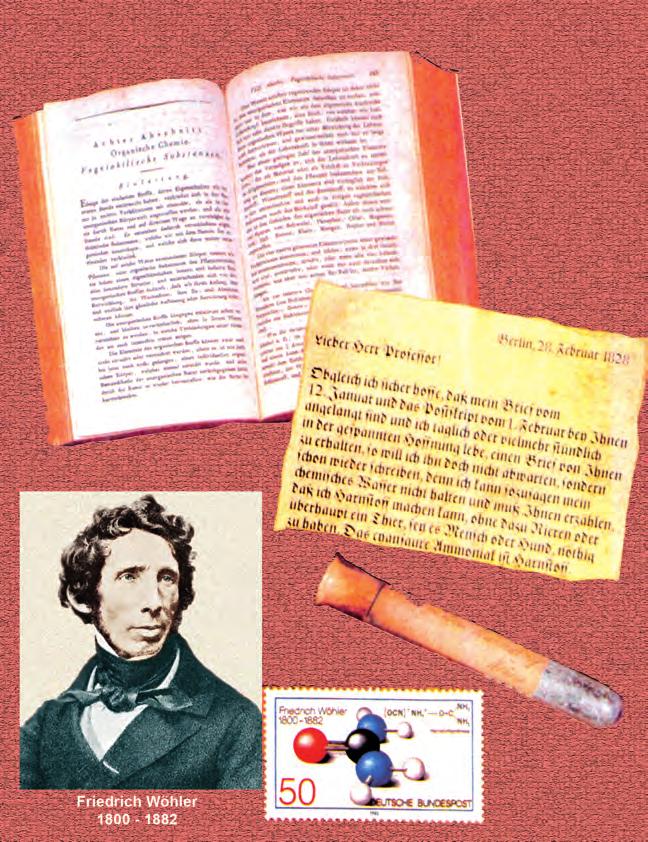 Έτος ορόσημο για την οργανική χημεία είναι το 1828. Τη χρονιά εκείνη ο Wöhler παρασκεύασε από ανόργανες πρώτες ύλες την πρώτη οργανική ένωση, την ουρία.