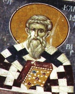 SINAXAR SFÂNTUL CLEMENT EPISCOPUL ROMEI 24 NOIEMBRIE Sfântul Clement s-a născut la Roma din părinţii Faust și Matilda, care erau necredincioși, a avut doi fraţi mai mari, gemeni, Faust și Faustinian,