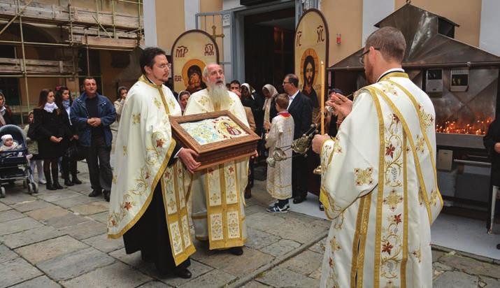 DIN VIA#A PAROHIILOR PAROHIA SFÂNTA CUVIOASĂ PARASCHEVA DIN TORINO SĂRBĂTOREȘTE 35 DE ANI Prea Cucernici Părinți, Stimate Doamne preotese și diaconițe, preaiubiți frați și surori întru Domnul, ziua