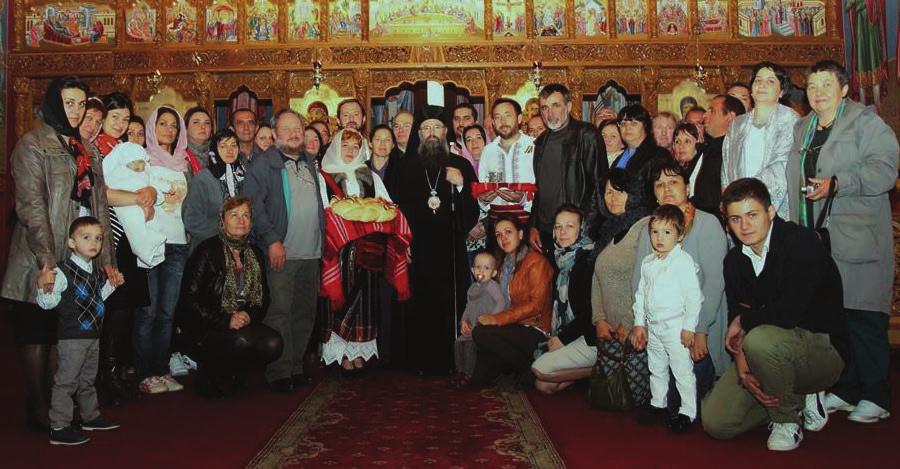 DIN VIA#A PAROHIILOR RECEPȚIA PICTURII PAROHIEI LUCCA J oi, 23 octombrie 2014, la prăznuirea Sf.