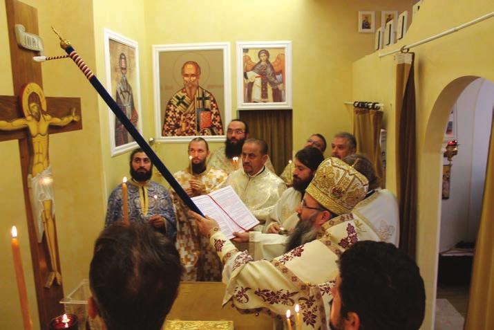 DIN VIA#A PAROHIILOR SÂMBĂTA A XXIII-A DUPĂ RUSALII LA POMEZIA Sâmbătă, 1 noiembrie 2014, Preasfințitul Părinte Episcop Siluan