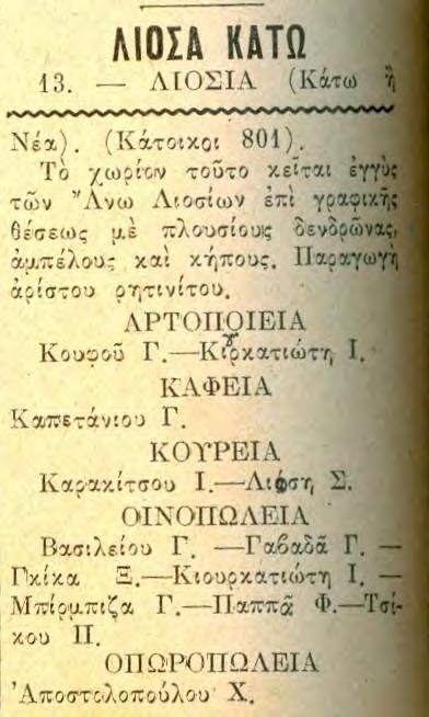 στο κέντρο του οικισμού μια μικρή αγορά με 15 μαγαζιά,