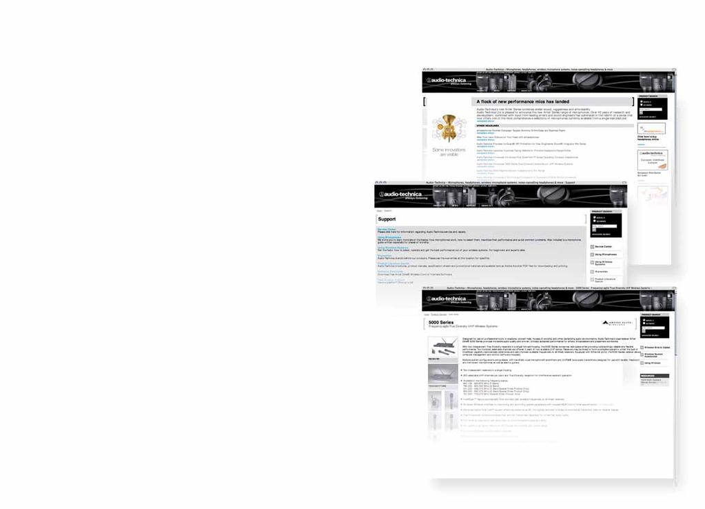 site web www.audio-technica.