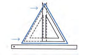 52 ΓΕΩΜΕΤΡΙΚΕΣ ΚΑΤΑΣΚΕΥΕΣ 6.4.1 Κατασκευή ισόπλευρου τριγώνου όταν είναι γνωστή η πλευρά του (εικ. 6.17) α. Έστω ευθύγραμμο τμήμα ΑΒ ίσο με την πλευρά του ζητούμενου τριγώνου. β.