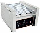 Ισχύς: 1,3Kw/230Volt Βάρος: 21,8Kg Καπάκι Hot dog πλαστικό SP01600 Καπάκι Hot dog πλαστικό SP01610 Ανοξείδωτη μηχανή hot dog KARAMCO. Με 11 κυλίνδρους Ø28x813mm.