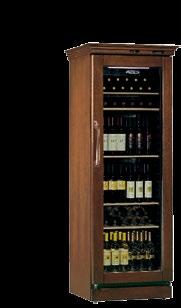 Στατική ψύξη. FREON R134a Βάρος: 85Kg Βιτρίνα κρασιών επιδαπέδια TECFRIGO Ιταλίας.