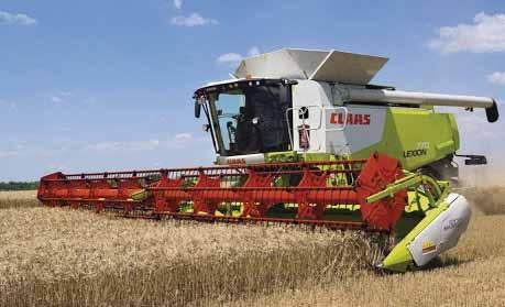 CLAAS בקומביינים לתבואות, יכול המפעיל לראות את טיב וניקיון הגרגרים במיכל, דרך החלון השקוף. בחברת CLAAS פיתחו לצורך זה פיתרון חדשני.