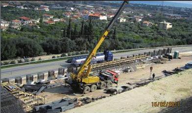 Σε αυτό το πλαίσιο, ο γεωµετρικός σχεδιασµός, προϋποθέτει µεγάλο αριθµό και ποικιλία παρεµβάσεων καθ όλο το µήκος της ΝΕΟ Κορίνθου-Πατρών, µονόπλευρη ή αµφίπλευρη διαπλάτυνση, σε συνδυασµό µε θέσεις