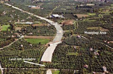 α)τον αυτοκινητόδροµο ΠΑΘΕ από Αθήνα (Α/Κ Μεταµόρφωσης) έως Μαλιακό (Σκάρφεια) µήκους 172,50 km, που περιλαµβάνει και το τµήµα Σχηµατάρι Χαλκίδα µήκους