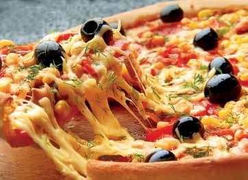 ΑΦΙΕΡΩΜΑ pizza κάνει να κολλάει. Σκουραίνει την πίτσα δίνοντας έτσι στο ζυμάρι ένα χρώμα πιο ζωντανό και ένα πιο έντονο άρωμα.