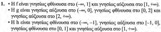 2.1 ΜΟΝΟΤΟΝΙΑ - ΑΚΡΟΤΑΤΑ - ΣΥΜΜΕΤΡΙΕΣ ΣΥΝΑΡΤΗΣΗΣ 21 κεφαλαιο 2