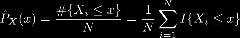 Μη παραμετρικές μέθοδοι Ας υποθέσουμε ότι θέλουμε να εκτιμήσουμε την συνάρτηση κατανομής πιθανότητας (cdf)