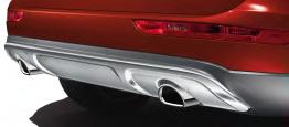 Επιπλέον διατίθενται προαιρετικά: Ζάντες αλουμινίου χυτές Audi exclusive σε σχέδιο 5 ακτίνων, μέγεθος 8 J x 19 με ελαστικά 235/55 R 19, ζάντες αλουμινίου χυτές Audi exclusive σε σχέδιο 5