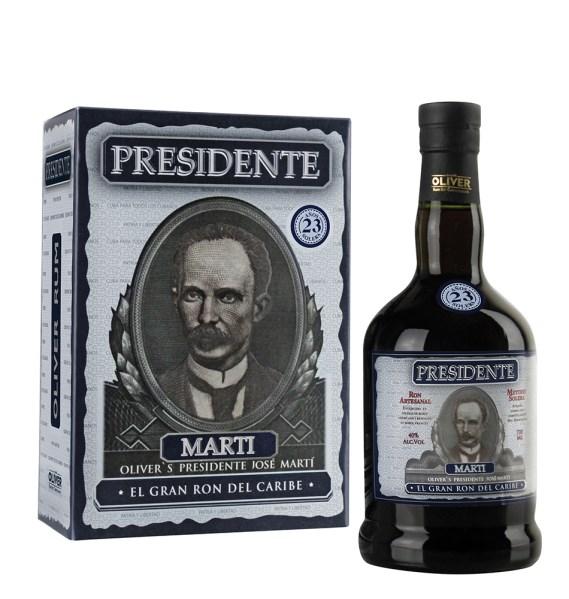 PRESIDENTE MARTI RUM 15 Y.O. PRESIDENTE MARTI RUM 19 Y.O. PRESIDENTE MARTI RUM 23 Y.