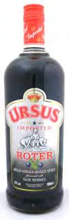 ΒΟΤΚΑ - AQUAVIT 4501441Κ URSUS ROTER 21% (D) (6 Χ 100 CL) 4501220Μ URSUS ROTER VODKA 21% NRF (12 X 70 CL) 4501200Κ