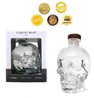 4501606Κ CRYSTAL HEAD VODKA 40% G.